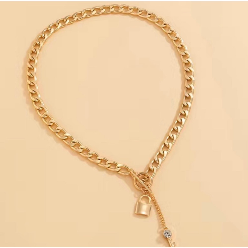 New Lock and Keychain Necklace